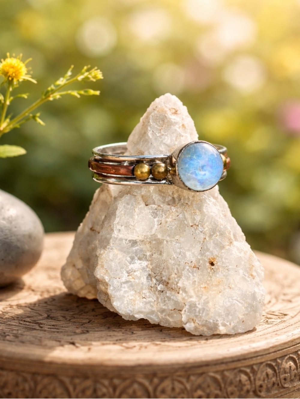 Moonstone Ring - Picture 5 of 9